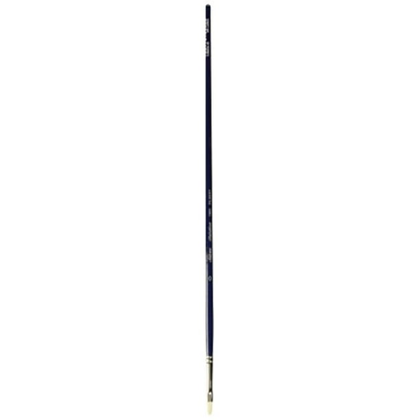 Silver Brush 1903-1 Bristlon Stiff Synthetic Long Handle Filament Brush Filbert Size 1